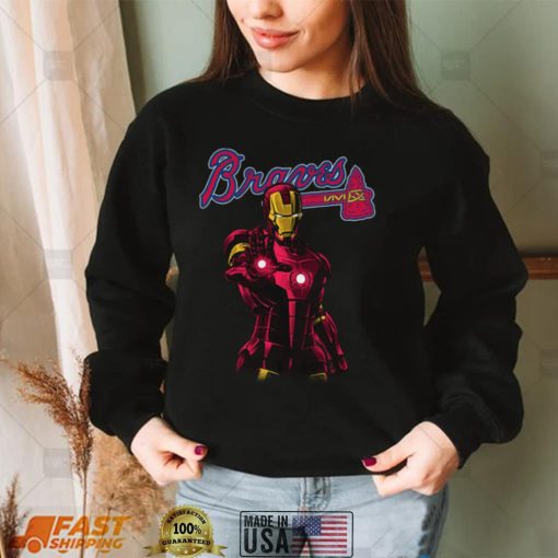 MLB Atlanta Braves 018 Ironman Dc Marvel Jersey Superhero Avenger Shirt