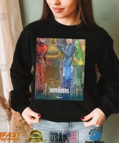 Marvel The Defenders poster shirt