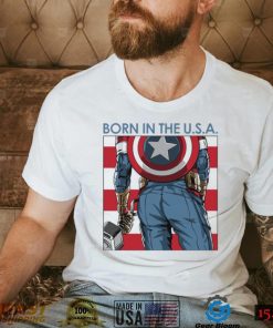 Marvel – Captain America Born in The USA Shirt, Hoodie