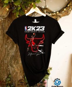 Michael Jordan Dunk NBA 2K23 Championship Edition Signature Shirt