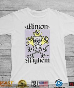 Minions Mayhem Skateboard Poster T Shirt