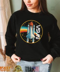 NASA Shuttle Launch With Rainbow Shirt, Hoodie