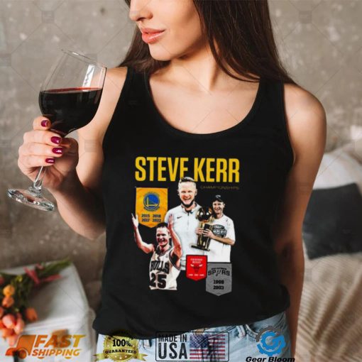 NBA Finals Champions NBA Champions Steve Kerr Adds Title No 9 To His Collection Unisex T Shirt