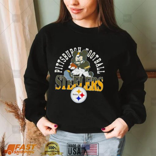 NFL Pittsburgh Steelers Disney Number Mickey Mouse shirt