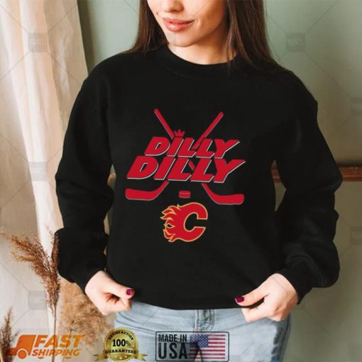 NHL Calgary Flames Dilly Dilly Calgary Flames Hockey Fans T Shirt