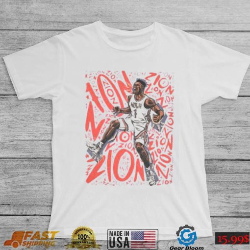 New Orleans Pelicans Zion Williamson scream signs contract extension shirt