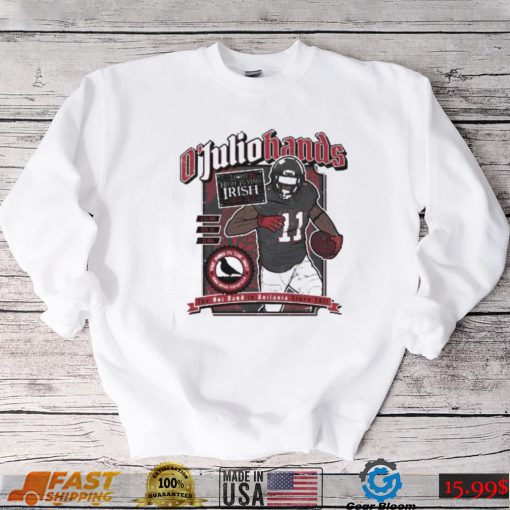 O’juliohands Irish Red Ale Craft Beer Label shirt