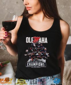 Ole Miss National Championship Baseball Shirt
