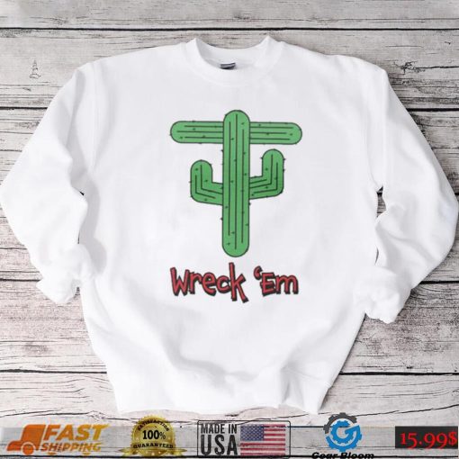 Patrick Mahomes Texas Tech Red Raiders Wreck ’em cactus art shirt