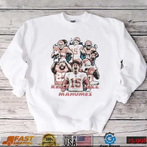 Patrick Mahomes Travis Kelce Tyreek Hill 2022 shirt