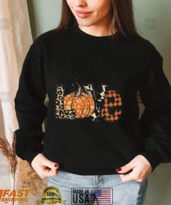 Pattern Love Pumpkin Halloween Shirt