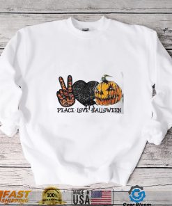 Peace Love halloween Halloween Shirt