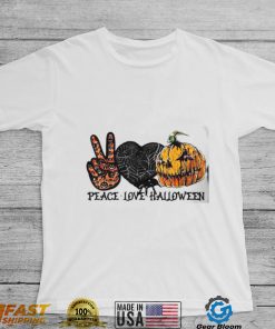 Peace Love halloween Halloween Shirt