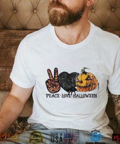 Peace Love halloween Halloween Shirt