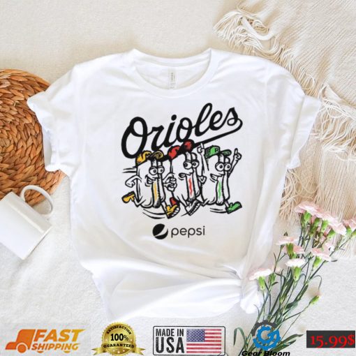 Pepsi X Orioles Hot Dog Race Shirt