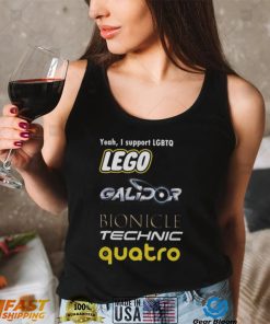 Q Review Quinton Reviews Yeah I Support Lgbtq Lego Galidor Bionicle Technic Quatro Shirt