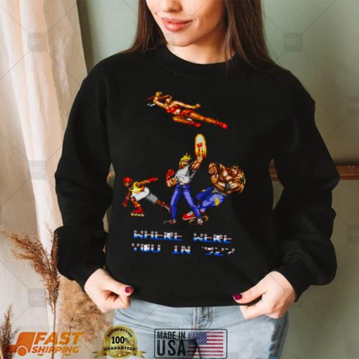 Retro Game Streets Of Rage In 1992 Crazy Unique shirt