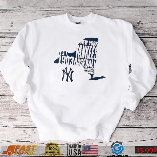 New York Yankees Est 1903 Vamos Yankees Map Shirt