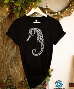 Seahorse Skeleton Halloween Sea Creature Unisex T Shirt