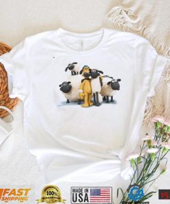 Shaun X Family In Shaun The Sheep Funny Cartoon Unisex T Shirt