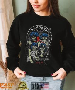Skeletons United Ramones Band Albums Graphic Unisex T Shirt