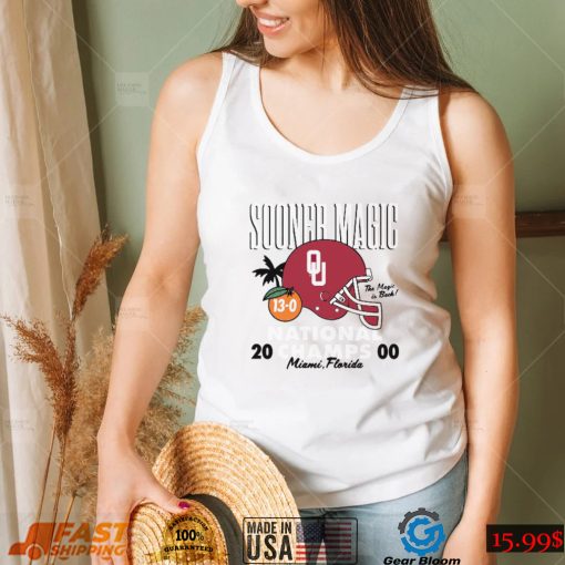 Sooner Magic 2000 National Champs Vintage Shirts