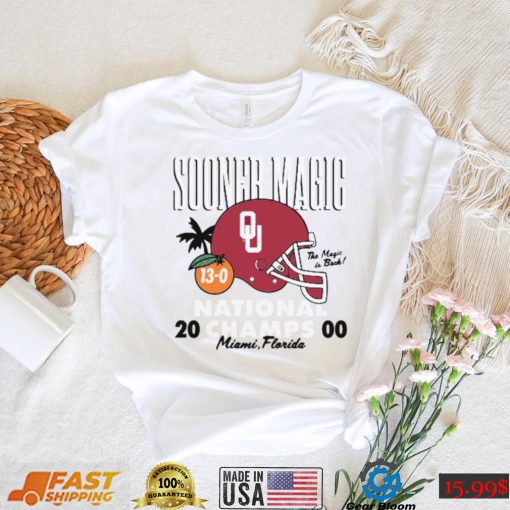 Sooner Magic 2000 National Champs Vintage Shirts