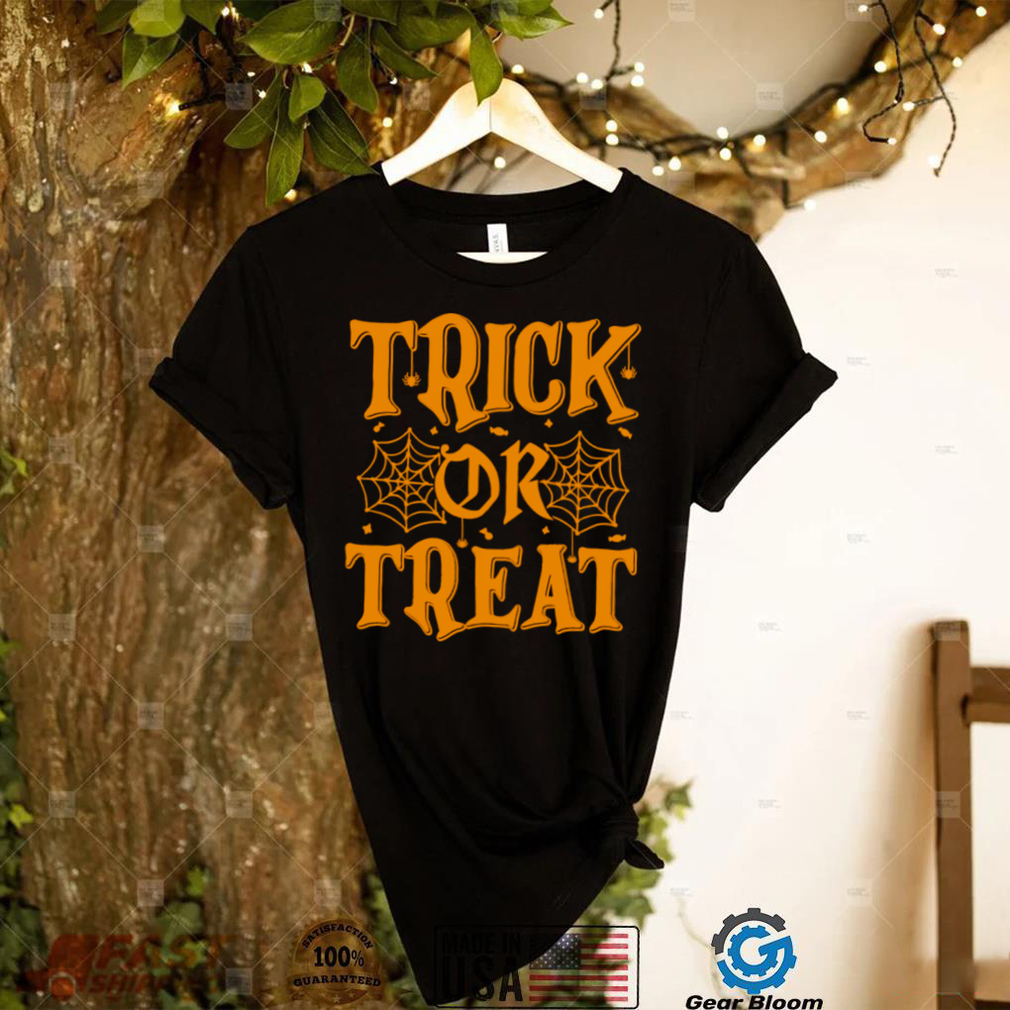 Spiders Webs Halloween Trick Or Treat shirt