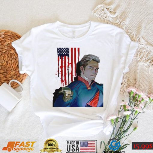 The Boys Homelander x America Blood Flag Unisex T Shirt