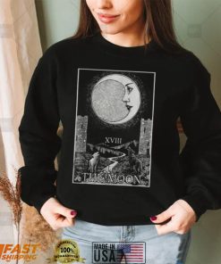 The Moon and Dogs Tarot Card Occult Goth Halloween Gothic T shirt