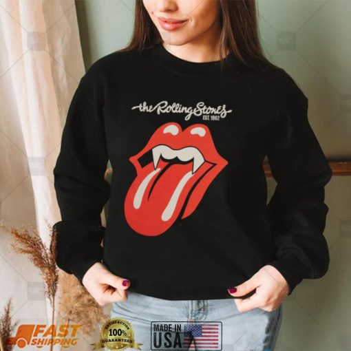 The Rolling Stones Stud Fancy Ladies V Neck T Shirt