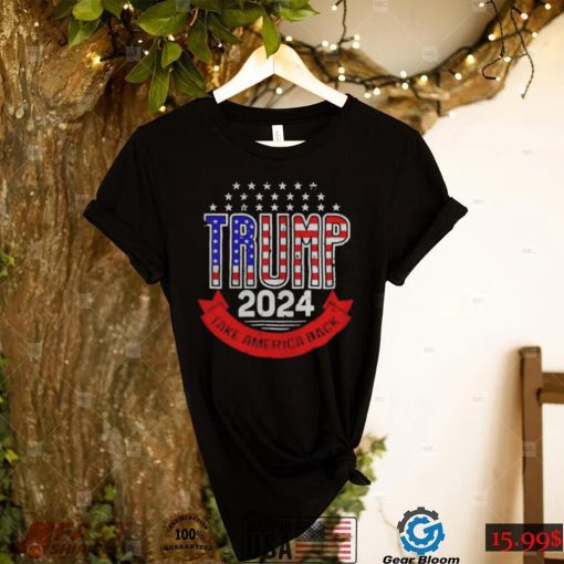 Trump 2024 take america back eagle save america again 2022 shirt