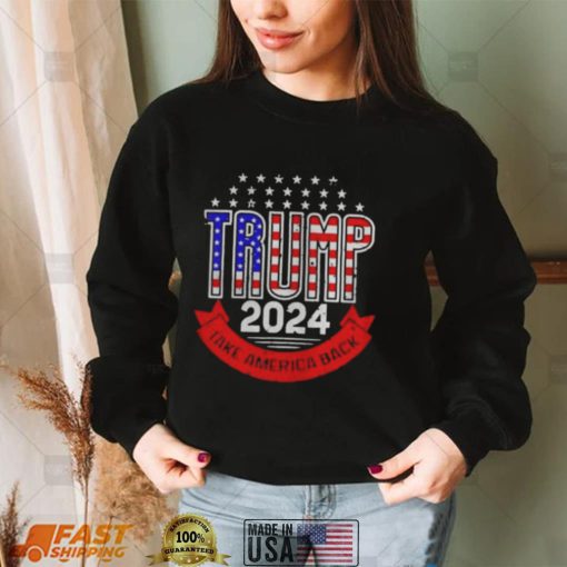 Trump 2024 take america back eagle save america again 2022 shirt