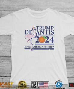 Trump Desantis 2024 Make America Florida Ladies Boyfriend Shirt