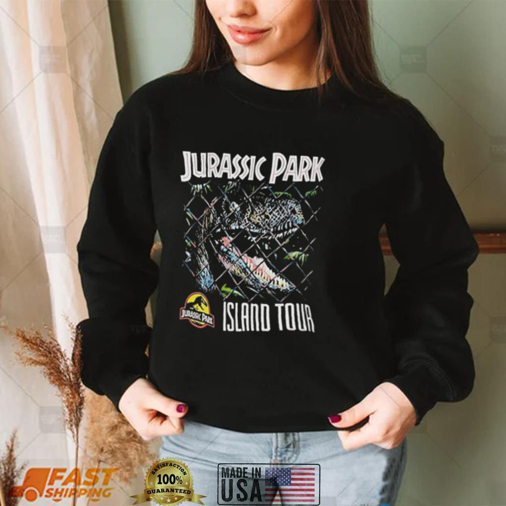 Vintage 90s Jurassic Park Island Tour T Shirt - teejeep