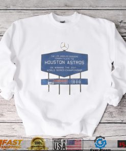 The Los Angerles Dodgers Congratulate The Houston Astros On Winning The 2017 Shirt