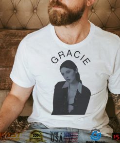 Gracie Abrams Merch Portrait Light Blue Tour Shirt