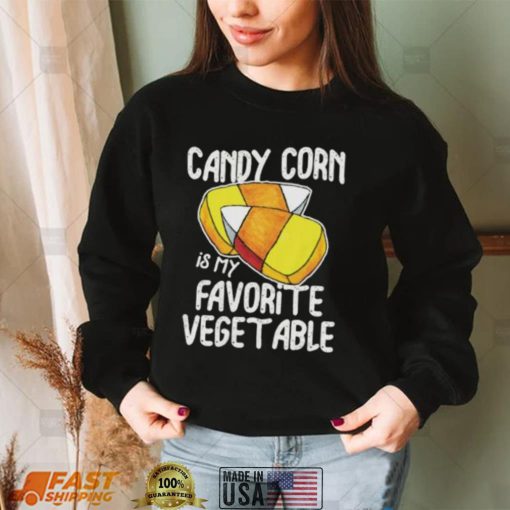 Candy Corn Is My Favorite Vegetable Halloween Costume Party Gift Short Sleeve Unisex T Shirt