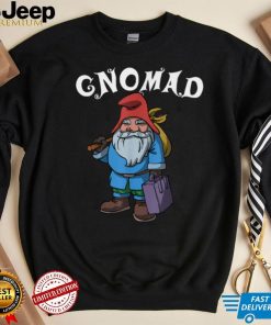 Gnomad Travel Gnome Adventure Vacation Nomad T Shirt