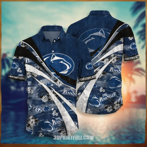 Beach Penn State Nittany Lions Tropical Hawaiian Shirt