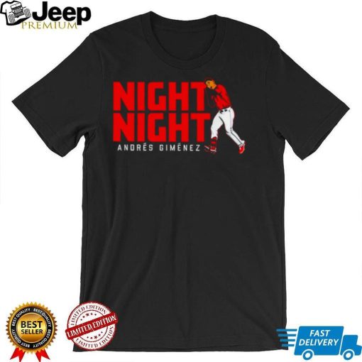 Andres Gimenez Night Night 2022 T shirt