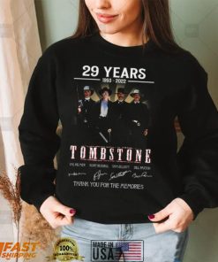 29 years 1993 2022 Tombstone thank you for the memories shirt