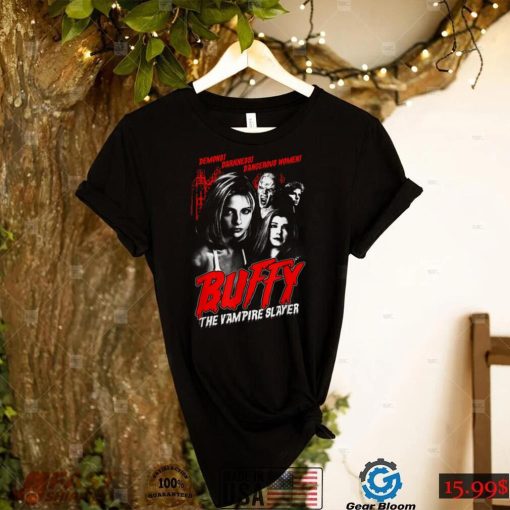 Buffy the Vampire Slayer Vintage Horror Poster T Shirt