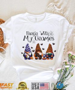 3 Nordic Gnomes Gnome Hangin with My Gnomies Halloween T Shirt