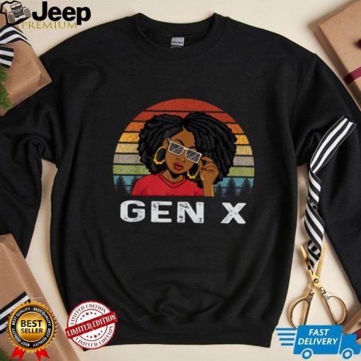 Gen X Melanin African American Black Generation X T Shirt