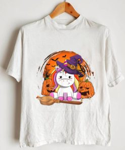 Cute Unicorn Pumpkin Halloween Thanksgiving Halloween Gifts T Shirt