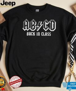 ABCD Rocks Back To School Back In Class Funny Teacher T Shirt