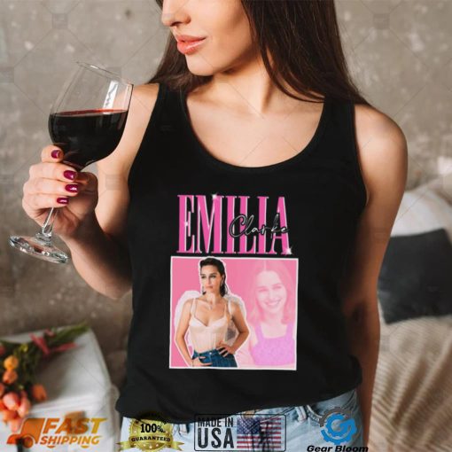 Actress Emilia Clarke shirt