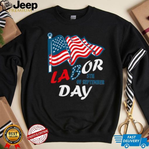 American Flag Labor Day Men Woman USA T Shirt