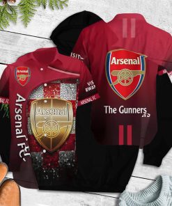 Arsenal 3D The Gunners Hawaiian Shirt